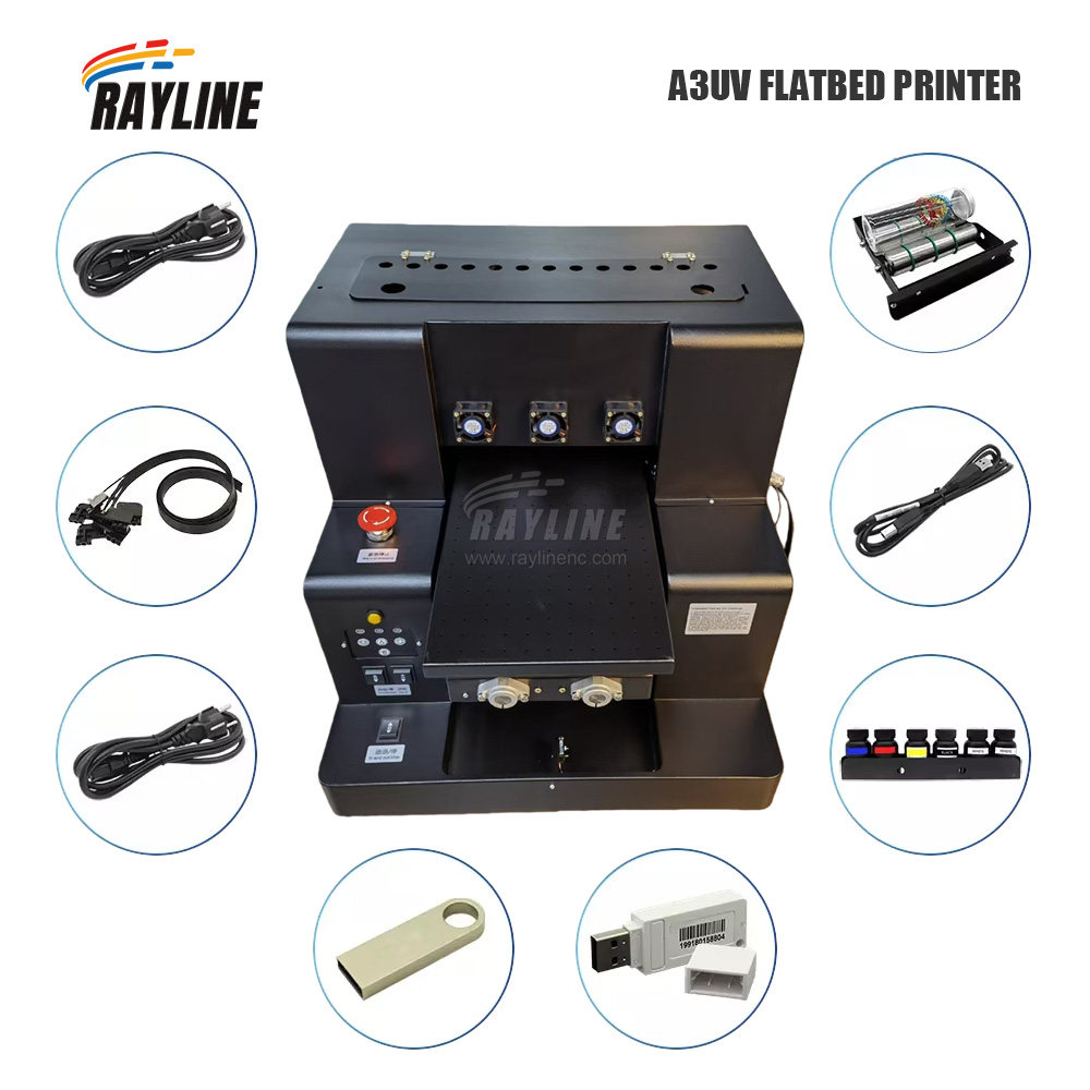 Uv Flatbed Printer - Impressora UV A3 A4, Impressora Universal