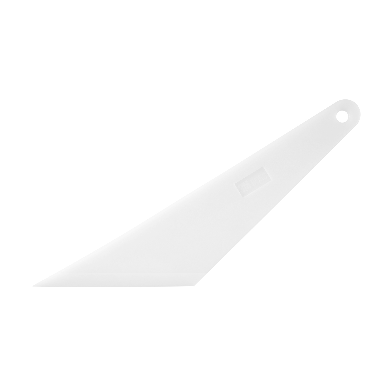 White Toner Transfer Paper - Raspador de Plástico Branco em Forma