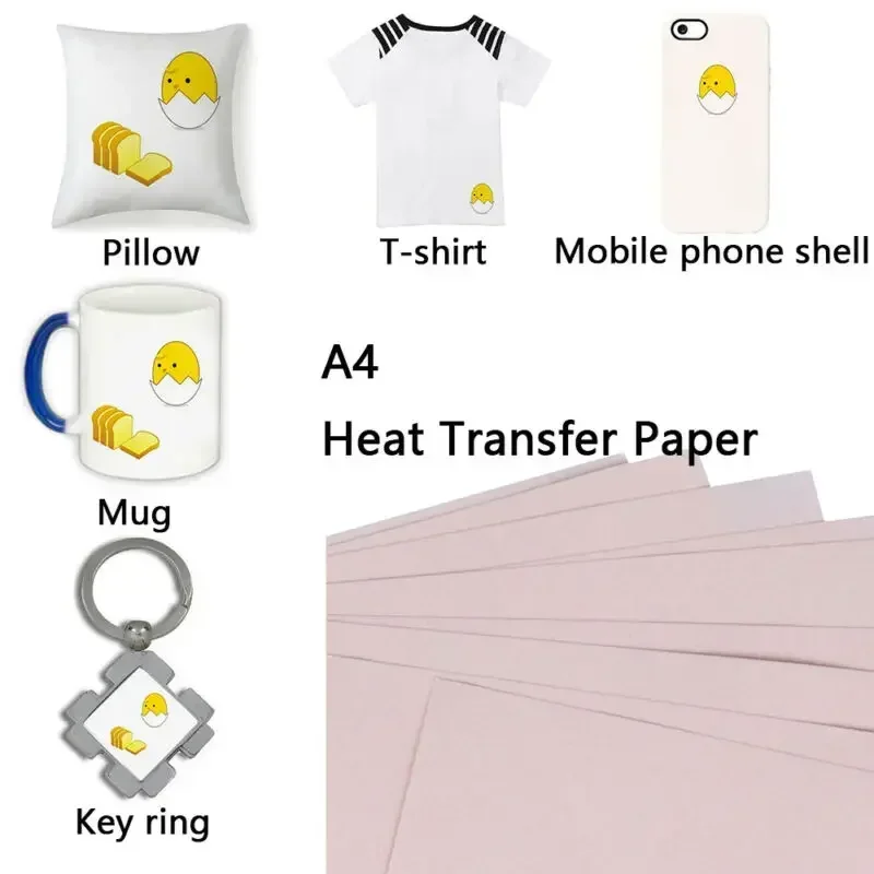 White Toner Transfer Paper - 10 pçs a4 transferência de calor