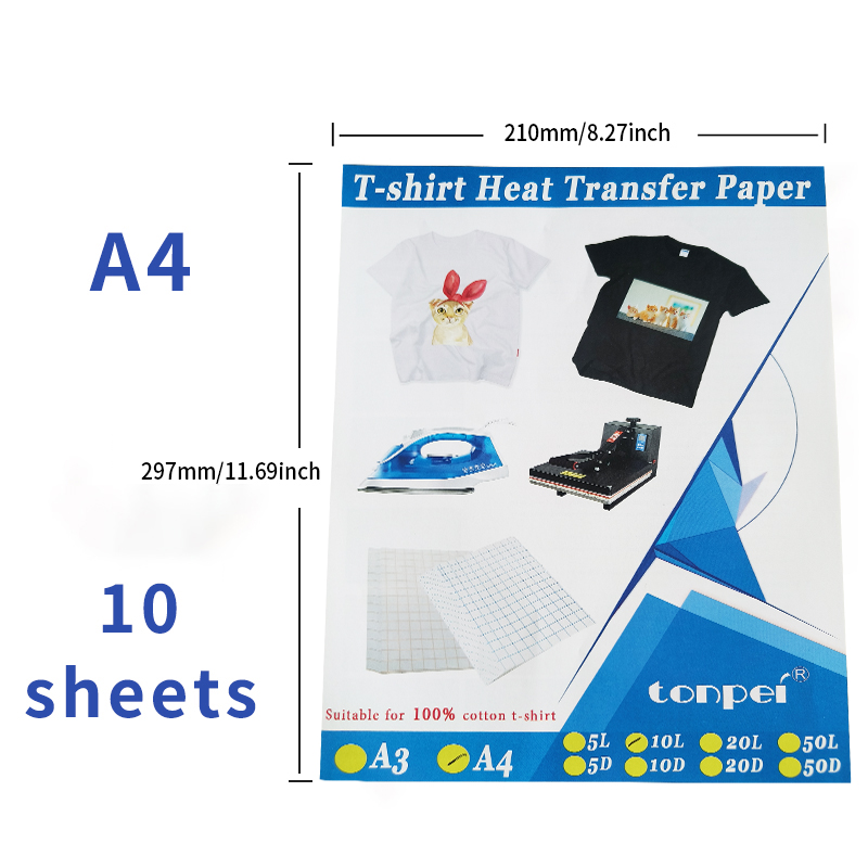 10 folhas de papel de transfer - White Toner Transfer Paper avaliação e preço