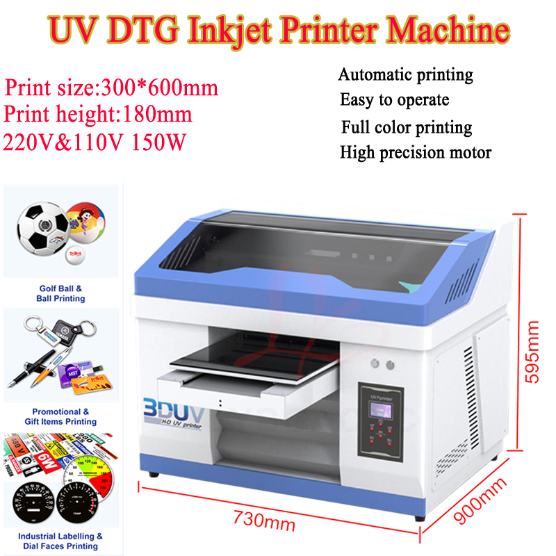Impressora UV DTG de Mesa Plan - Uv Flatbed Printer avaliação e preço