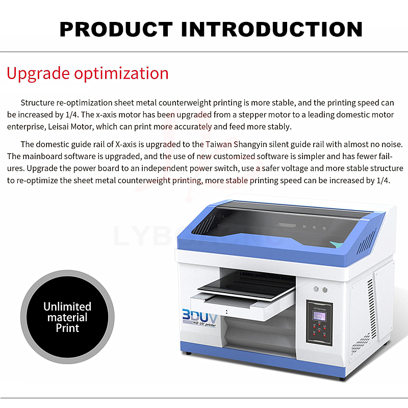 Impressora UV DTG de Mesa Plan - Uv Flatbed Printer avaliação e preço