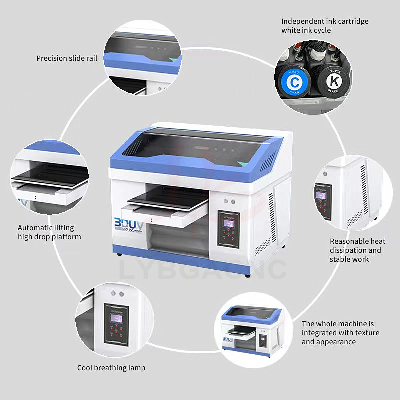 Impressora UV DTG de Mesa Plan - Uv Flatbed Printer avaliação e preço