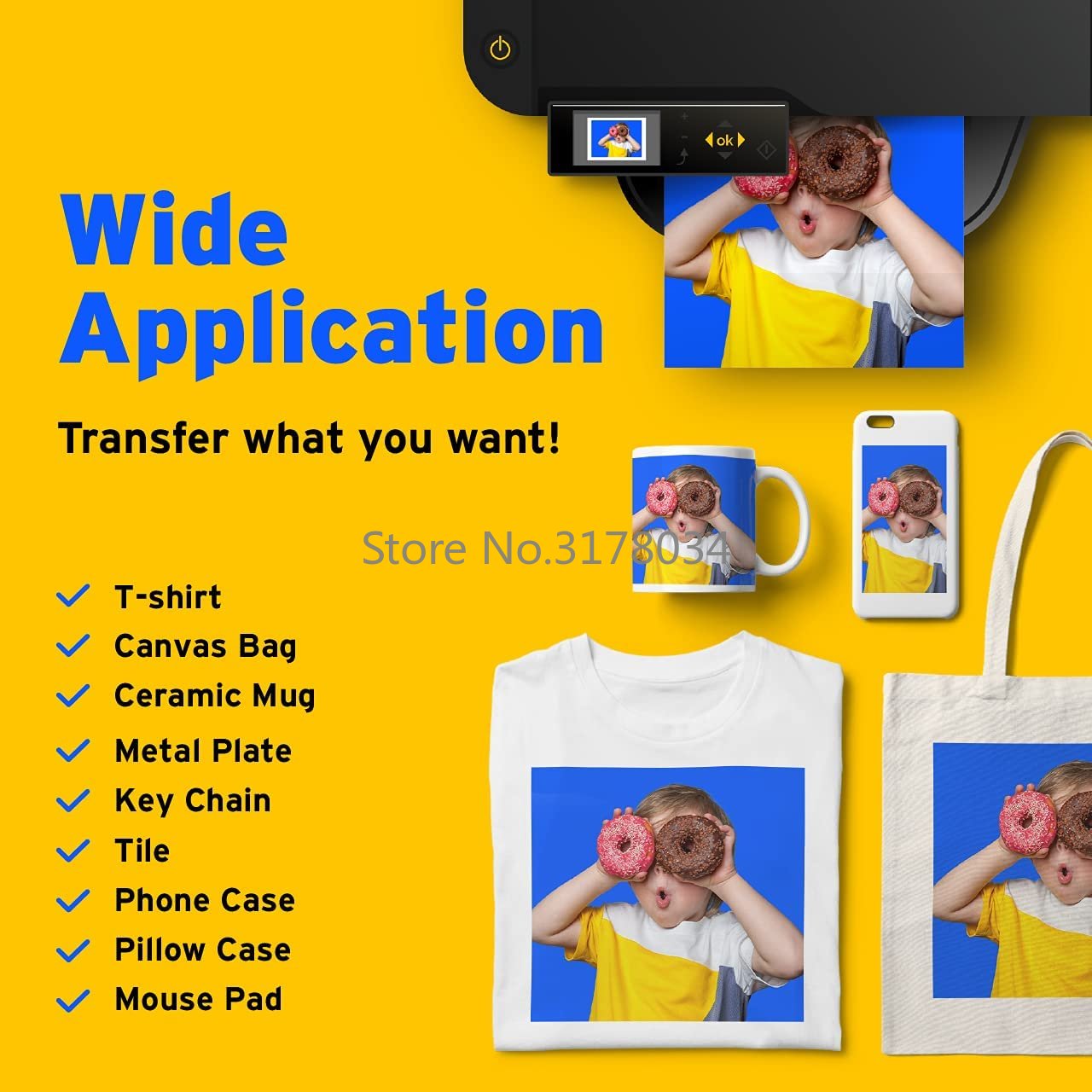 Transferência de calor de pape - White Toner Transfer Paper avaliação e preço