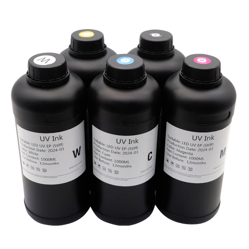 1000ml led tinta uv para tx800 - Uv Flatbed Printer avaliação e preço