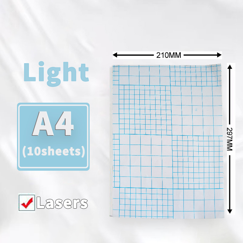 10 folhas de papel de impressã - White Toner Transfer Paper avaliação e preço