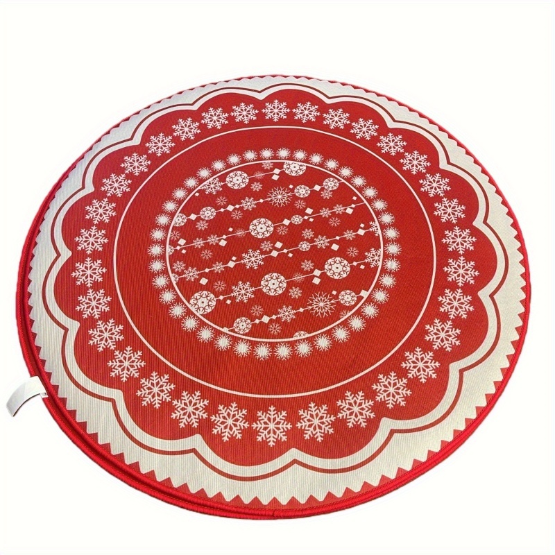 Tapete Redondo de Natal Vermel - Wholesale Commercial Printing avaliação e preço