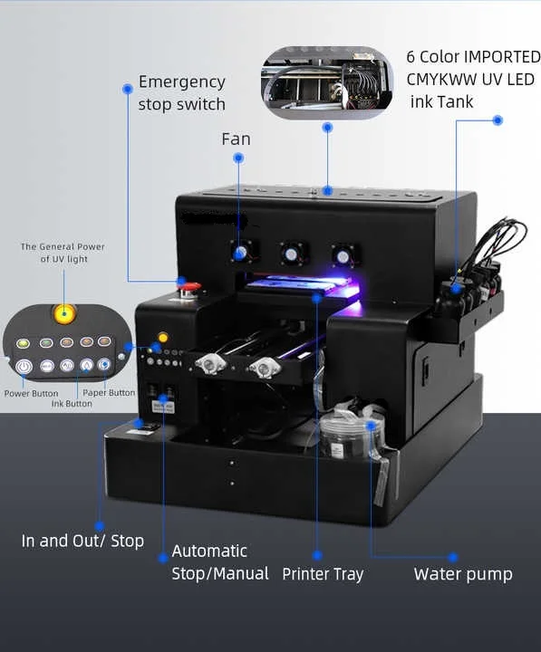 Impressora UV LED Irtop A4, Im - Uv Flatbed Printer avaliação e preço