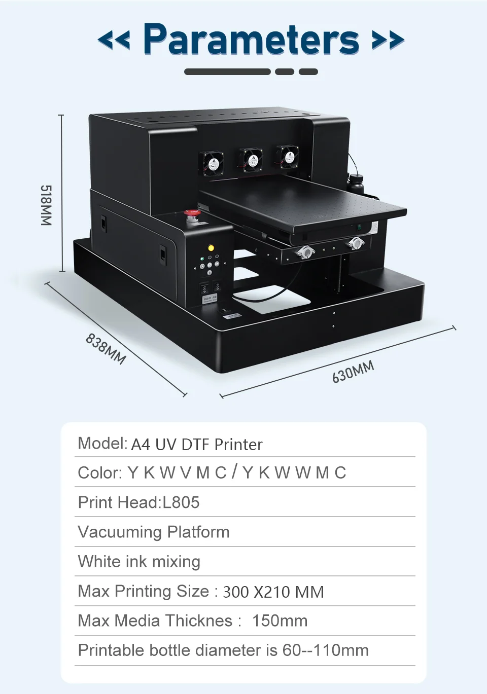 Impressora UV LED Irtop A4, Im - Uv Flatbed Printer avaliação e preço