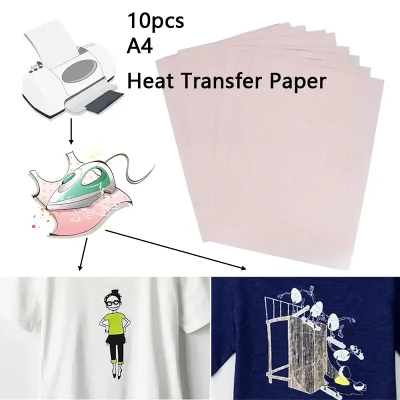 10 pçs a4 transferência de cal - White Toner Transfer Paper avaliação e preço